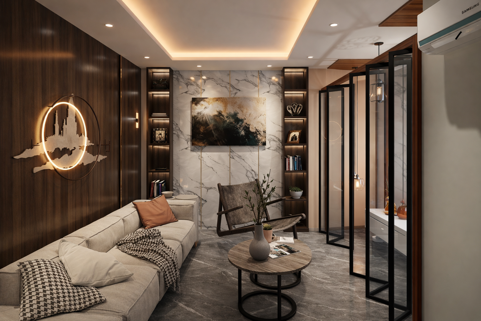 Living area interior
